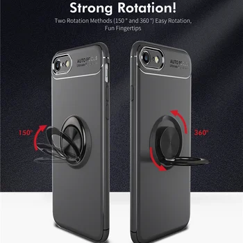 KEYSION Shockproof Primeru za iPhone SE 2020 Novo Silikonsko Tesnilo Stojalo Telefon Kritje Za iPhone 11 Pro Max XR XS Max X 8 7 6s Plus 5