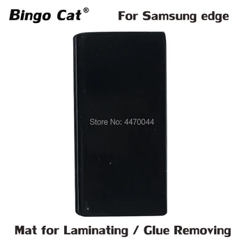 Črna Silikonske Gume Mat Kalup Za Samsung Galaxy S8 S9 S10Plus Opomba 10 Plus 8 9 OCA Laminiranje / Lepilo Za Odstranjevanje Plesni YMJ