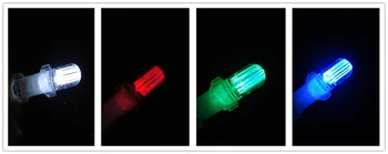 Globoko Spusti Podvodni Flash Privabljanje Indikator LED Ribolov Lure Flash Svetlobe Vabe Težko Vab Vabe