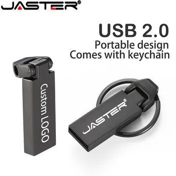 JASTER Nov izdelek USB Flash Diski 64gb 128gb mini usb 8GB 16GB 32GB kovinsko pero ključ usb flash disk pendrive Božična darila