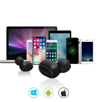 MINI TWS Bluetooth 5.0 Slušalke Polnjenje Box Brezžične Stereo Šport Nepremočljiva Čepkov Z Mikrofonom za vse telefon