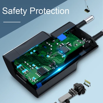 Swalle hitro USB Polnilec za huawei p20 EU UK Plug QC Potovanja Stenski Adapter za Polnilnik Mobilnega Telefona Polnilnik Za iPhone X Samsung