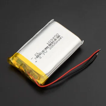 3,7 V 2000mAh baterija Litij-Polimer LiPo Baterije za ponovno Polnjenje 103450 Za Mp3, GPS, PSP Bluetooth zvočnik moči elektronske banke