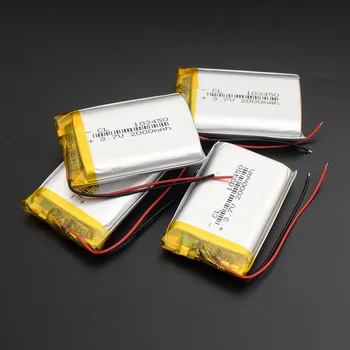 3,7 V 2000mAh baterija Litij-Polimer LiPo Baterije za ponovno Polnjenje 103450 Za Mp3, GPS, PSP Bluetooth zvočnik moči elektronske banke