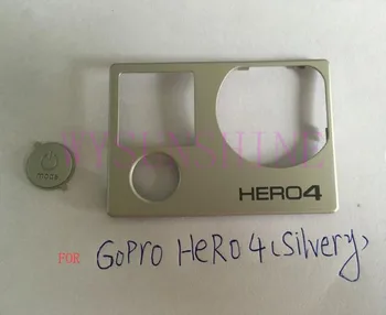 Nov Original sprednji plošči + gumb za vklop za Gopro hero 4 Sprednja Plošča Pokrov Faceplate z načinu gumb popravilo vhodnih vrat,