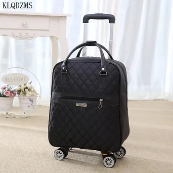 KLQDZMS 20/24 palca moda vozni prtljage kolesce oxford vozička kovček s kolesom ženske, potovalne torbe