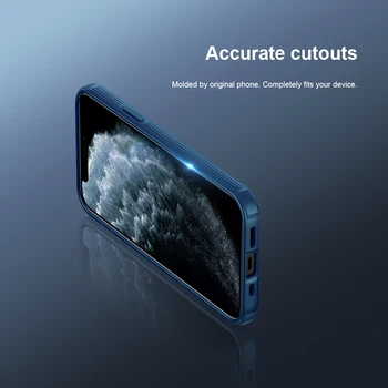 Za iPhone 12 Pro Max Kritje NILLKIN Ščit Potisnite Pokrov Kamere Varstvo Magnetni Primeru Za Apple iPhone 12 Max Pro mini Magsafe
