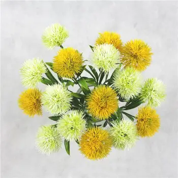 7PCS/Kup Simulacije Umetno Regrat Realne Umetne Dekorativne Cvetlični Ponaredek Cvet za Vazo Poroka Stranka Dekor