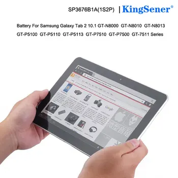 Kingsener Sp3676b1a (1s2p ) Tableta Baterija Za Samsung Galaxy Tab 2 10.1 P5100 P5110 p7500 in P7510 N8000 N8010 N8013 7000mAh