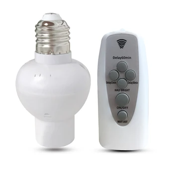 Daljinski upravljalnik E27 LED žarnica žarnice držalo za domačo razsvetljavo Pribor spalnica Stopnišče, hodnik Zatemniti čas noč svetlobe