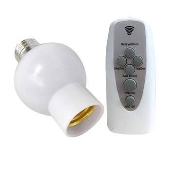Daljinski upravljalnik E27 LED žarnica žarnice držalo za domačo razsvetljavo Pribor spalnica Stopnišče, hodnik Zatemniti čas noč svetlobe