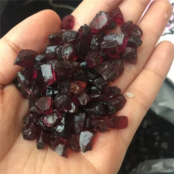 50 g visoke kakovosti grobo naravno vino rdeče granat zdravilnimi kristali raw dragih kamnov za DIY izdelavo nakita veleprodajno ceno