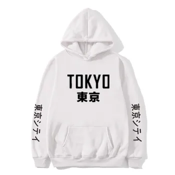 Najnovejši Design Tokyo City Tiskanje Hoodies Moški Majica 2019 Japonskem Slogu Zimske Moške/Ženske Priložnostne Hip Hop Puloverju Ulične