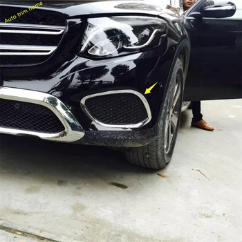Lapetus Prednji meglenki Svetilke Foglight Okrasni Pokrov Trim Fit Za Mercedes Benz GLC X253 2016 - 2019 ABS / Auto Dodatki