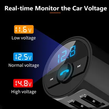 3.6 Hitri Polnilnik USB Bluetooth Car Kit, FM Modulator Audio Mp3 Predvajalnik Za BMW E38 E39 E46 X3 X5 Z3 Z4 3/5/7 Serije