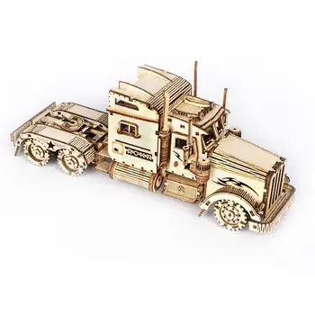Novo DIY Skupščine Ročno izdelan 3D Lesene Sestavljanke Avto Model Diy Zbiranja Igrač Za Otroke, ki so Fantje Darila Visoke Kakovosti