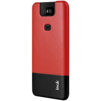 Za Asus Zenfone 6 ZS630KL Primeru Zajema IMAK Letnik Primeru pu Usnje PC Trdi nameščenimi Primerih Za Asus Zenfone 6 ZS630KL 6.4
