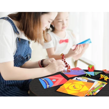 BalleenShiny Otroške Igrače 3D 54Pages Origami Cartoon Živali Knjiga, Igrača, Otroci DIY Papir Umetnost Baby Zgodnjega Učenja Izobraževanja Igrače Darila