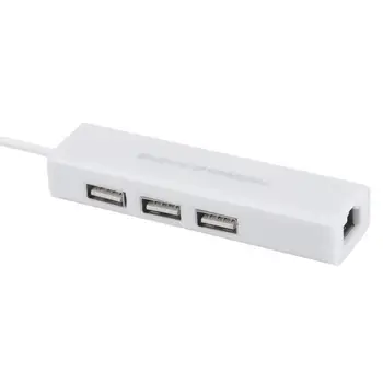 Malloom 2019 Mikro USB Za Omrežje LAN Ethernet RJ45 S 3 Port 10/100Mbps USB 2.0 HUB Adapter Za Android Tablet #LFE6