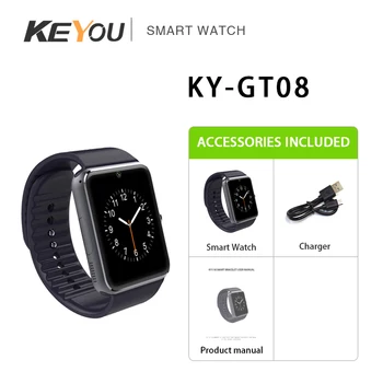 KEYOU-GT08 1.3 palčni zaslon na dotik pametno gledati 2019 moških in žensk eksplozije modeli elektronskih ure podpira kartica SIM TF kartica