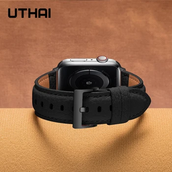 Visoke kakovosti Usnja zanke za iWatch se 6 5 4 40 mm 44 watch trak 42mm 38 mm za Apple watch band Series 3 2 1