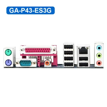 GIGABYTE GA-P43-ES3G Desktop Motherboard P43 Socket LGA 775 Za Core 2 videoposnetke boste potrebovali Pentium D DDR2 16G ATX P43-ES3G Prenovljen Mainboard