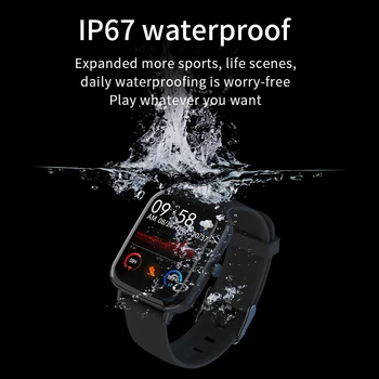 2020 GT168 Bluetooth Klic Pametno Gledati Moški Ženske EKG PPG Srčni utrip Fitnes Monitor Nepremočljiva Šport Smartwatch za Android IOS