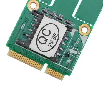M. 2 NGFF B Ključ za Mini PCI-E Adapter Pretvornik Kartico Reža za Kartico SIM, ki Podpira 3G 4G LTE omrežje za PC w/ Mini PCI-E vrata
