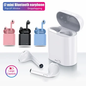 I7s mini Bluetooth 5.0 Slušalke Brezžične slušalke Športne Čepkov HI-fi Slušalke s micphone Slušalka Primeru Za Iphone Xiaomi