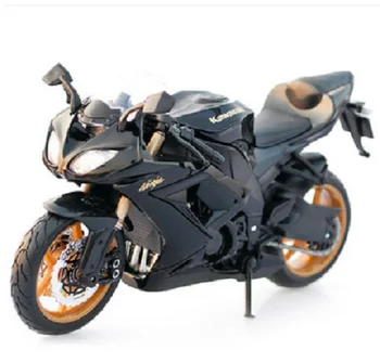 MAISTO 1:12 Kawasaki Ninja ZX 10R BLACK motorno kolo, KOLO DIECAST MODEL IGRAČA NOVE V ŠKATLI