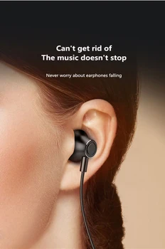 Brezžični Magnetni Brezžične Bluetooth Slušalke Športne Vratu Visi Slušalke Stereo Bas Ročaji Očal, Ki Teče Slušalke