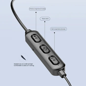 Brezžični Magnetni Brezžične Bluetooth Slušalke Športne Vratu Visi Slušalke Stereo Bas Ročaji Očal, Ki Teče Slušalke