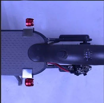 Rdeče Opozorilo Zadnja Polica Svetilka Za Xiaomi Mijia M365 Električni Noč Kolesarjenje Varnost Dekorativne Luči Skuter Deli