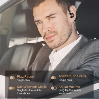 P11 Poslovnih Brezžične Slušalke Bluetooth V5.0 Slušalke za Prostoročno Slušalko HiFi Stereo Slušalka HD Z Mikrofonom Za Vse Telefone