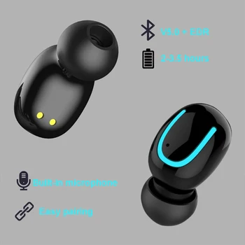Q32 TWS Brezžična tehnologija Bluetooth 5.0 Slušalke za Prostoročno Res Brezžične Stereo Čepkov 1500mAh Polnjenje Brezžične Slušalke