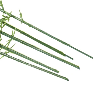 100 Kos Zelene Plastike Model Bambusa Dreves Merilu 1:75-1:300 Vrt Dekor Vlak Pokrajino Pokrajina za igrače za otroke