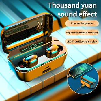 G6S TWS Brezžične Slušalke Slušalke 5.0 Bluetooth IPX5 Nepremočljiva 3D Šport za Stereo Slušalke slušalke S Polnjenjem Polje