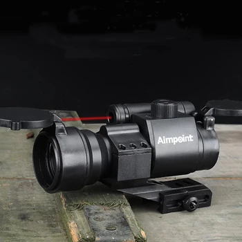 Taktično Zelena Pika Riflescope Vojaške Holografski Optično Igračo Pištolo Pogled Airsoft Reflex Puška Področje Optike Lovski Pribor