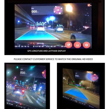 WHEXUNE Full HD USB Avto DVR ADAS Mini Kamera LDWS Super Night Vision Auto Digitalni Video Snemalnik Dash Cam za Android Večpredstavnostnih