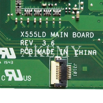 Novo!! ZA ASUS X555LD X555LB X555LJ X555LI X555LF K555L F555L Prenosni računalnik z matično ploščo Mainboard I5-5200 4GB RAM REV 2.0 1.1 3.3 2GB