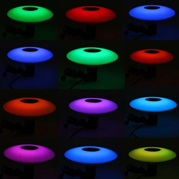 30W Sodobni LED Stropna Luč Domačo Razsvetljavo bluetooth Glasbe Light +Daljinski RGB Zatemniti Spalnica Svetilke Smart Stropne Svetilke 6500K