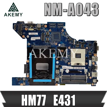 NM-A043 Prenosni računalnik z matično ploščo Za Lenovo ThinkPad Edge E431 original GM mainboard